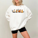 Ghost Cat Sweatshirt, Ghost Cat Halloween Sweatshirt, Ghost Shirt, Black Cat Halloween Sweater, Halloween Cat Shirt, Cat Lover Halloween Gift Shirt, Cat Sweatshirt, Ghost Sweatshirt