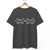 Gingerbread Shirt Cute Christmas Shirt, Gingerbread Man T-Shirt, Women Holiday T-Shirt, Winter Tee Gift for Baker Christmas Top