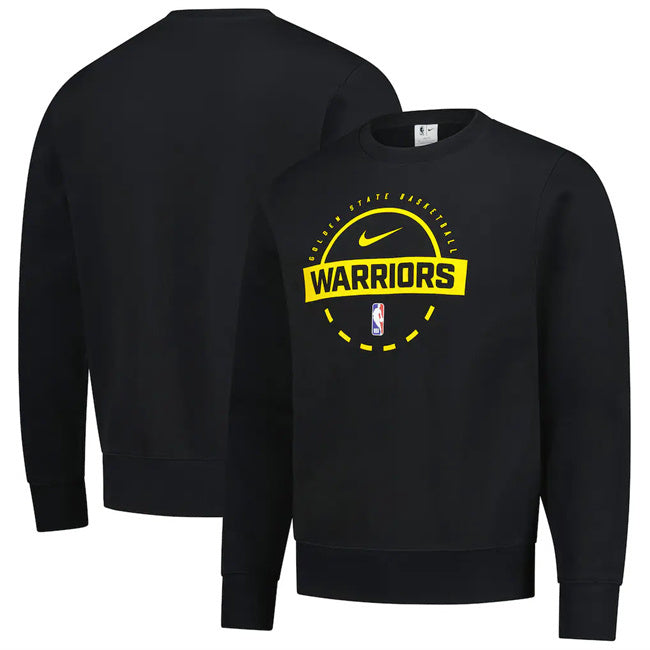 Golden State Warriors Black 2025 26 Practice Club Sweatshirt