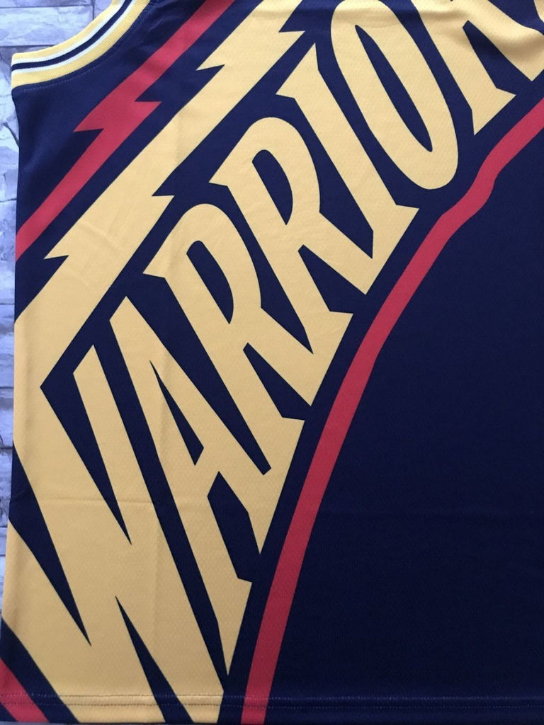 Golden State Warriors Warriors mitchell&ness Retro Black Style 1