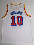 Golden State Warriors #10 Jimmy Butler Warriors 10 Retro White Style 1