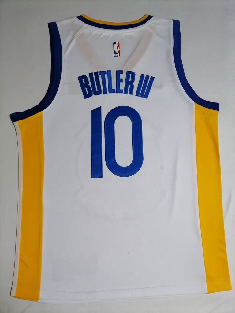 Golden State Warriors #10 Jimmy Butler Warriors 10 White Style 1