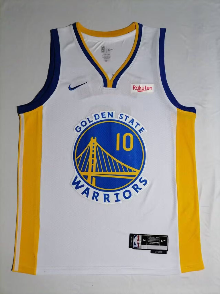 Golden State Warriors #10 Jimmy Butler Warriors 10 White Style 2