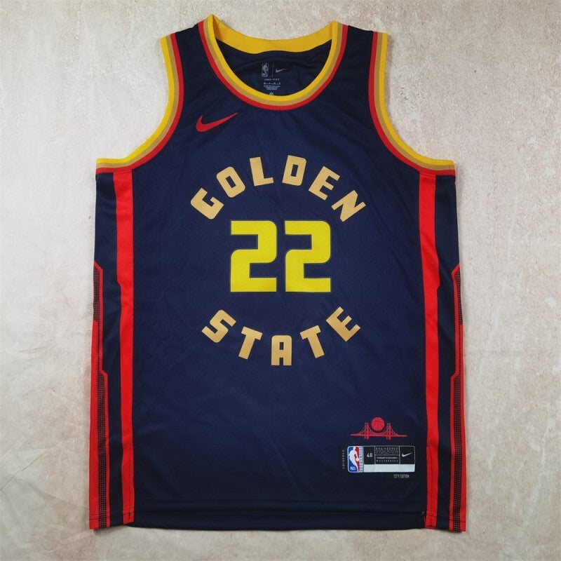 Golden State Warriors #22 Andrew Wiggins Hot Press Warriors Style 2
