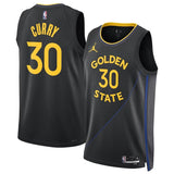 Golden State Warriors #30 Stephen Curry 2024-25 Swingman Jersey - Statement Edition - Black