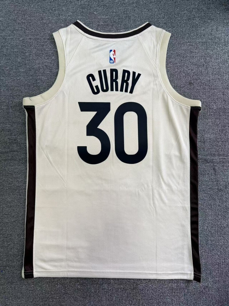 Golden State Warriors #30 Stephen Curry 26 Season Warriors City Off-White Style 1