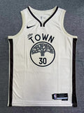 Golden State Warriors #30 Stephen Curry 26 Season Warriors City Off-White Style 2
