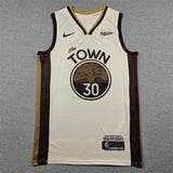 Golden State Warriors #30 Stephen Curry 26 Warriors 30 Off-White City Edition Style 2