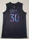 Golden State Warriors #30 Stephen Curry Black Rainbow S-XXL Style 1