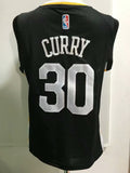 Golden State Warriors #30 Stephen Curry Black Style 2