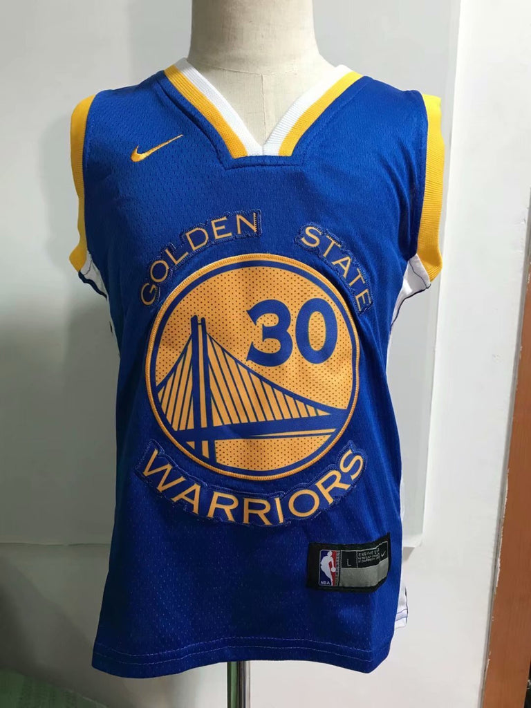 Golden State Warriors #30 Stephen Curry Blue Style 1