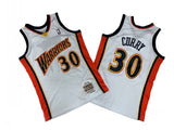 Golden State Warriors #30 Stephen Curry Warriors 30 # White 09-10 Season Mitchell Retro Jersey --. Curry Style 2