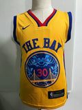 Golden State Warriors #30 Stephen Curry Yellow Style 1