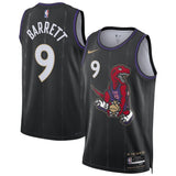 Golden State Warriors #9 RJ Barrett Unisex 202425 Swingman Player Jersey - City Edition - Navy