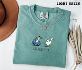 Got Too Silly Shirt, Comfort Colors Silly Goose On The Loose Funny T-shirt, Goose Lover Funny Gift, Unisex Meme Shirt Cotton Top