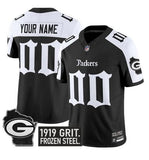 Green Bay Packers ACTIVE PLAYER Custom Black Alternate F.U.S.E. 'Gothic Frozen