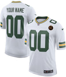 Green Bay Packers Active Player Custom White 2025 With John Madden Patch New Vapor