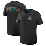 Green Bay Packers Black 2025 Crucial Catch Tri-Blend Dri-FIT T-Shirt