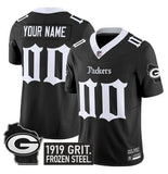 Green Bay Packers Customized Black F.U.S.E. 'Gothic Frozen Tundra Edition'