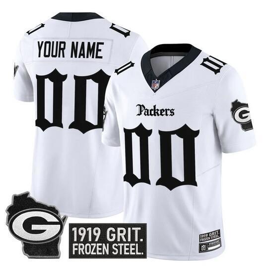 Green Bay Packers Customized White F.U.S.E. 'Gothic Frozen Tundra Edition'