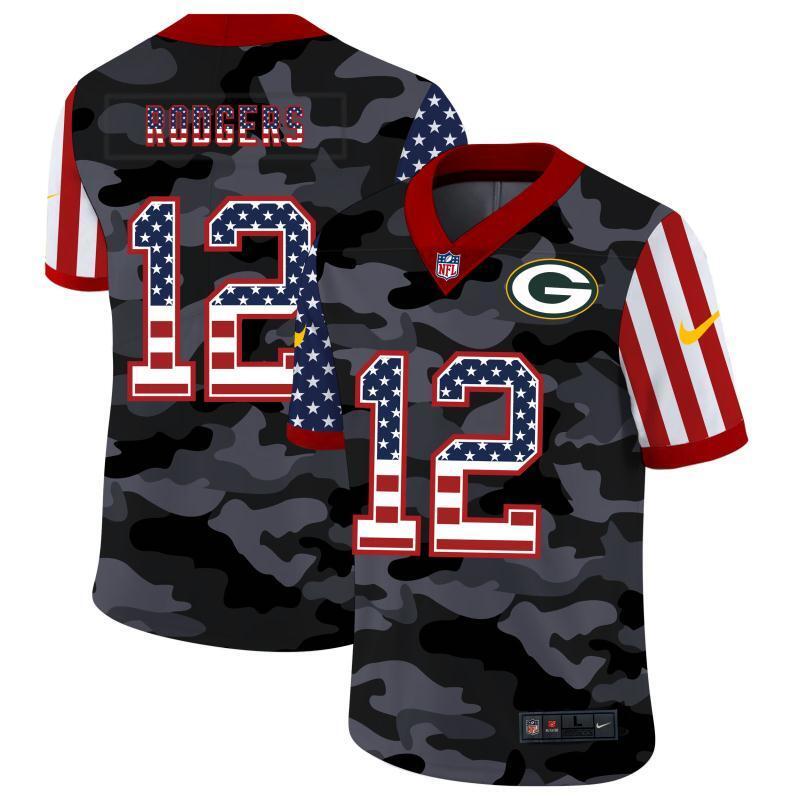 Green Bay Packers #12 Aaron Rodgers Style 2