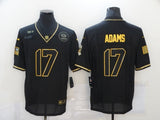 Green Bay Packers #17 Davante Adams 20 Salute Retro Gold 789