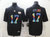 Green Bay Packers #17 Davante Adams Black Rainbow 034