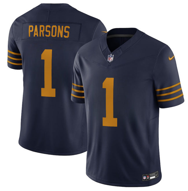 Green Bay Packers #1 Micah Parsons Navy The 1923 Classic Vapor F.U.S.E. Limited