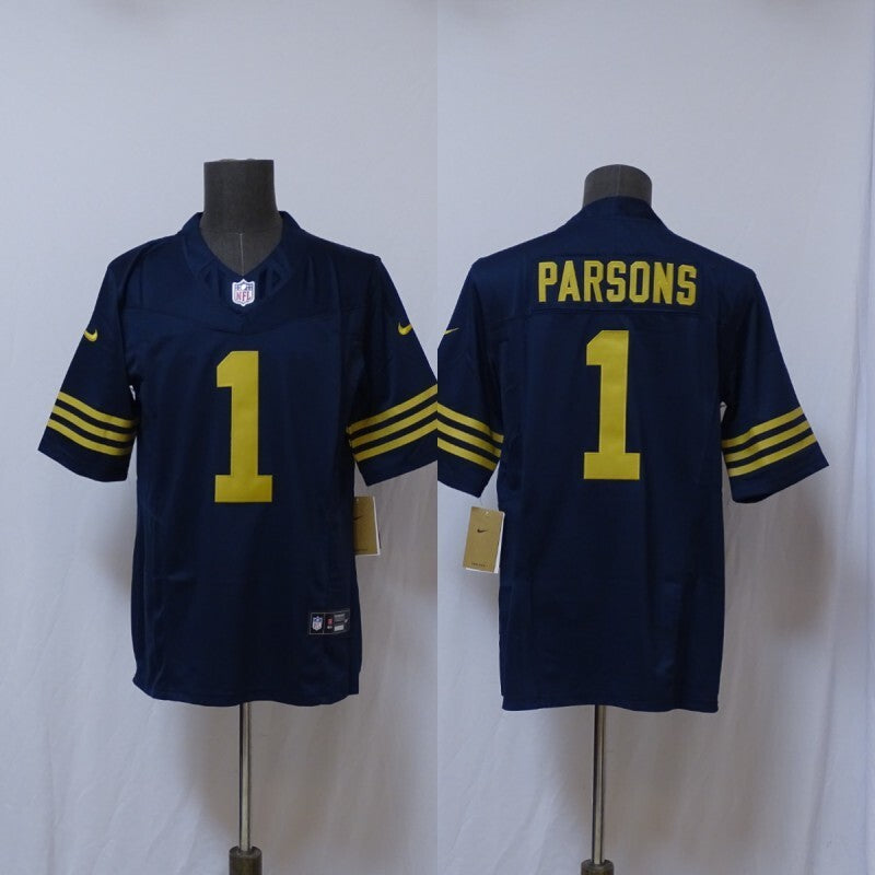 Green Bay Packers #1 Micah Parsons Packers 3 Edition Style 1