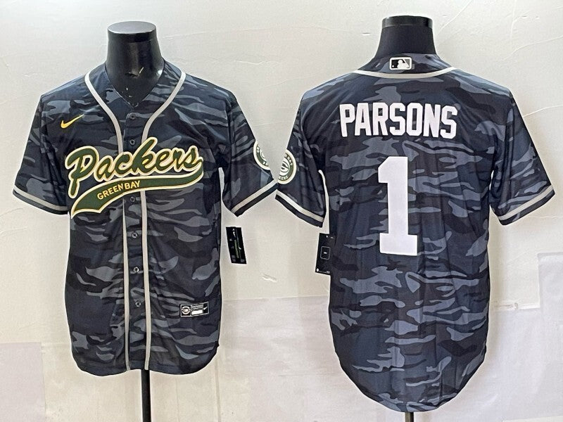 Green Bay Packers #1 Micah Parsons Packers Collaboration Style 4