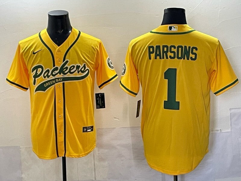 Green Bay Packers #1 Micah Parsons Packers Collaboration Style 8