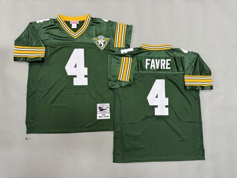 Green Bay Packers #4 Brett Favre Green Bay Packers Style 1