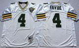 Green Bay Packers #4 Brett Favre Throwback Style 1