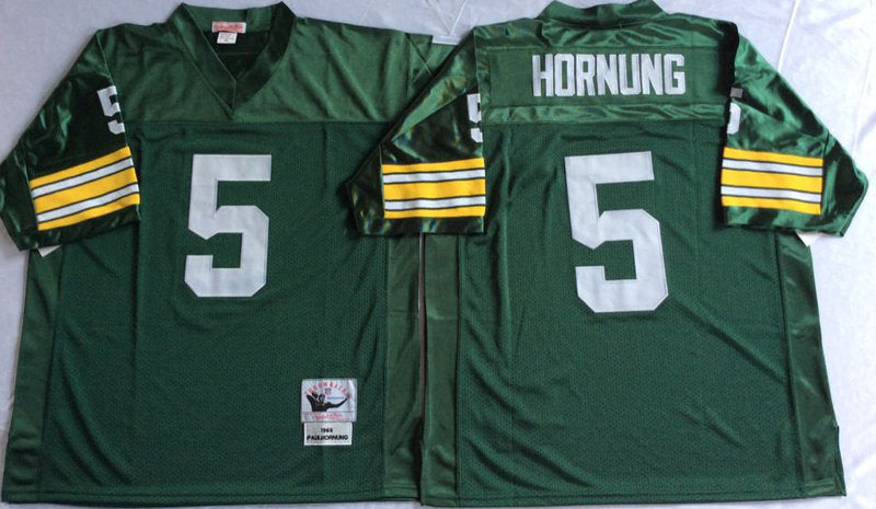 Green Bay Packers #5 Paul Hornung Throwback Style 2