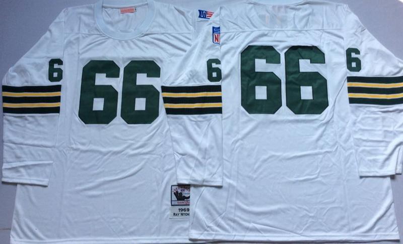 Green Bay Packers #66 Ray Nitschke Throwback Style 3