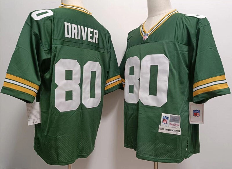 Green Bay Packers #80 Driver Packers #80 Green Retro