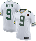 Green Bay Packers #9 Christian Watson White 2025 New With John Madden Patch