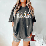 Halloween Dog Comfort Colors Shirt, Ghost Dog Shirt, Сute Ghost Dog T-shirt, Halloween Tshirt Women, Dog Lover Gift, Spooky Season, Dog Tee Collar Cotton Fabric Top