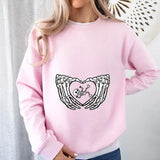Halloween Pregnancy Reveal Cute Shirt, Funny Pregnancy Sweatshirt, Gift for New Mom, Pregnant Women Shirt, Pregnant Shirt Skeleton Baby Gift Tee, Hoodie