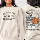Halloweentown University Sweatshirt, Halloweentown Sweatshirt, Halloween Town Sweatshirt, Halloween Sweatshirt, Halloween Crewneck, Fall Sweater