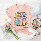 Happy Easter Cups DTF Transfers - THIS IS NOT A SHIRT