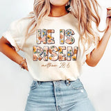 He is Risen Shirt, Christian Easter Shirt, Floral Shirt, Boho Christian Shirt, Trendy Easter Shirts, Womens Easter Shirt, Bible Verse Shirt