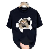 Heavy Cotton Short-Sleeved T-Shirt Casual Trend Men And Women Summer Ins White Round Neck Top Trendy Versatile Men'S Half-Sleevestyle{n002}2