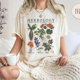 Herbology Comfort Colors Plants T-Shirt, Magical Herbs Shirt, Botanical Shirt, Plant Lover Shirt, Gardening Shirt, Shirt for Plant Lover