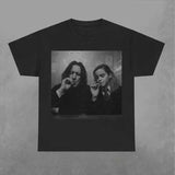 Hermione and Snape Smokin Shirt, Potter TShirt, Wizarding Fan Shirt, Potterhead Shirt, Retro Funny Movie Graphic Tee Classic Fabric Menswear Top