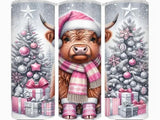 Highland Cow Christmas 20oz Tumbler