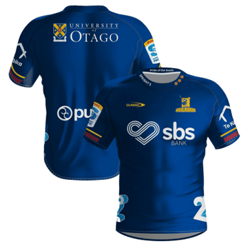 Highlanders Super Rugby 2024 Home Men Jersey - Blue