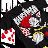 Hisoka T-Shirt Hunter X Hunter Manga Strip HXH Anime Unisex Tshirt T-Shirt Tee