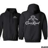 Crown Royal Classic Whiskey Logo Design T-shirt/Sweatshirt/Hoodie 100% Cotton Unisex Classic Fit Available in Sizes S-3XL - Menswear