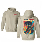 Waylon Jennings Concert Hoodie/T-Shirt Vintage Outlaw Count T-Shirt/Hoodie Vintage for Men and Women, Unisex Workwear Tee - Casual, Menswear